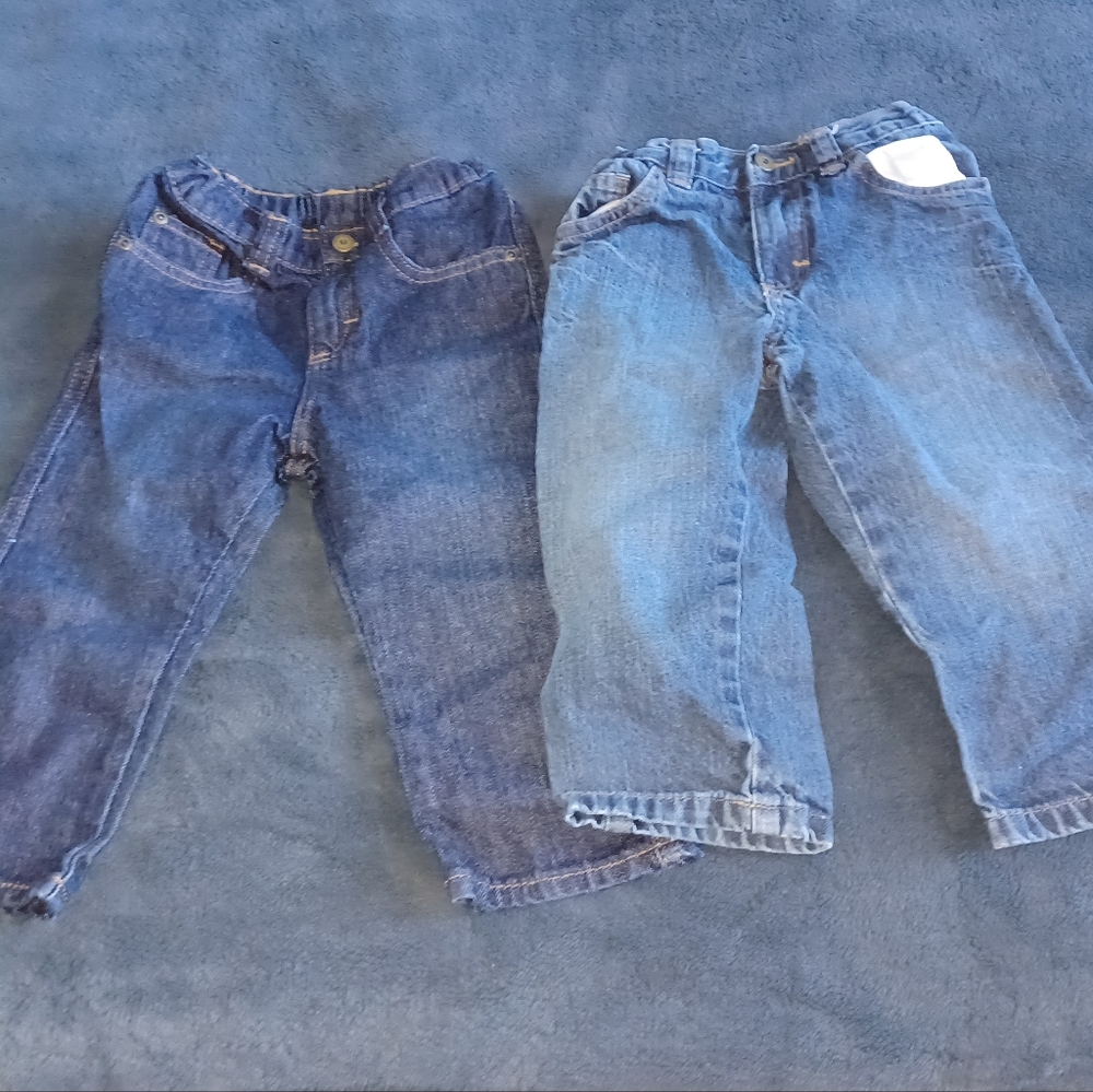 Boys 2T Wrangler Jeans Lot of 2